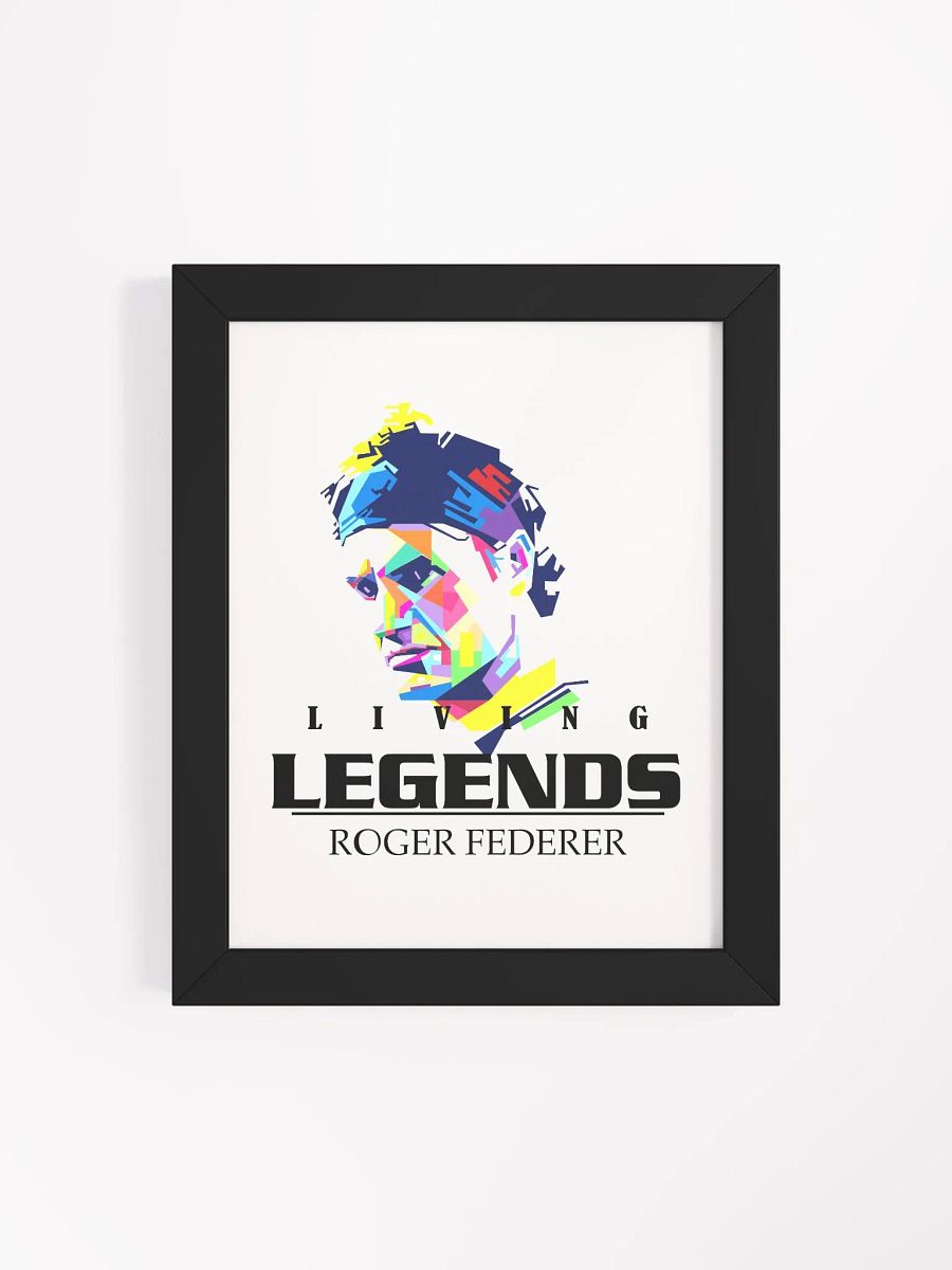 Roger Federrer Living Legend Framed Poster product image (118)