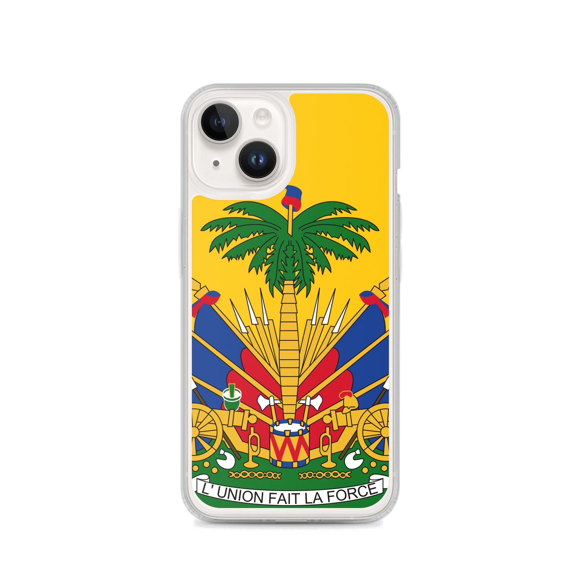 Tropical Emblem Clear iPhone® Case product image (4)