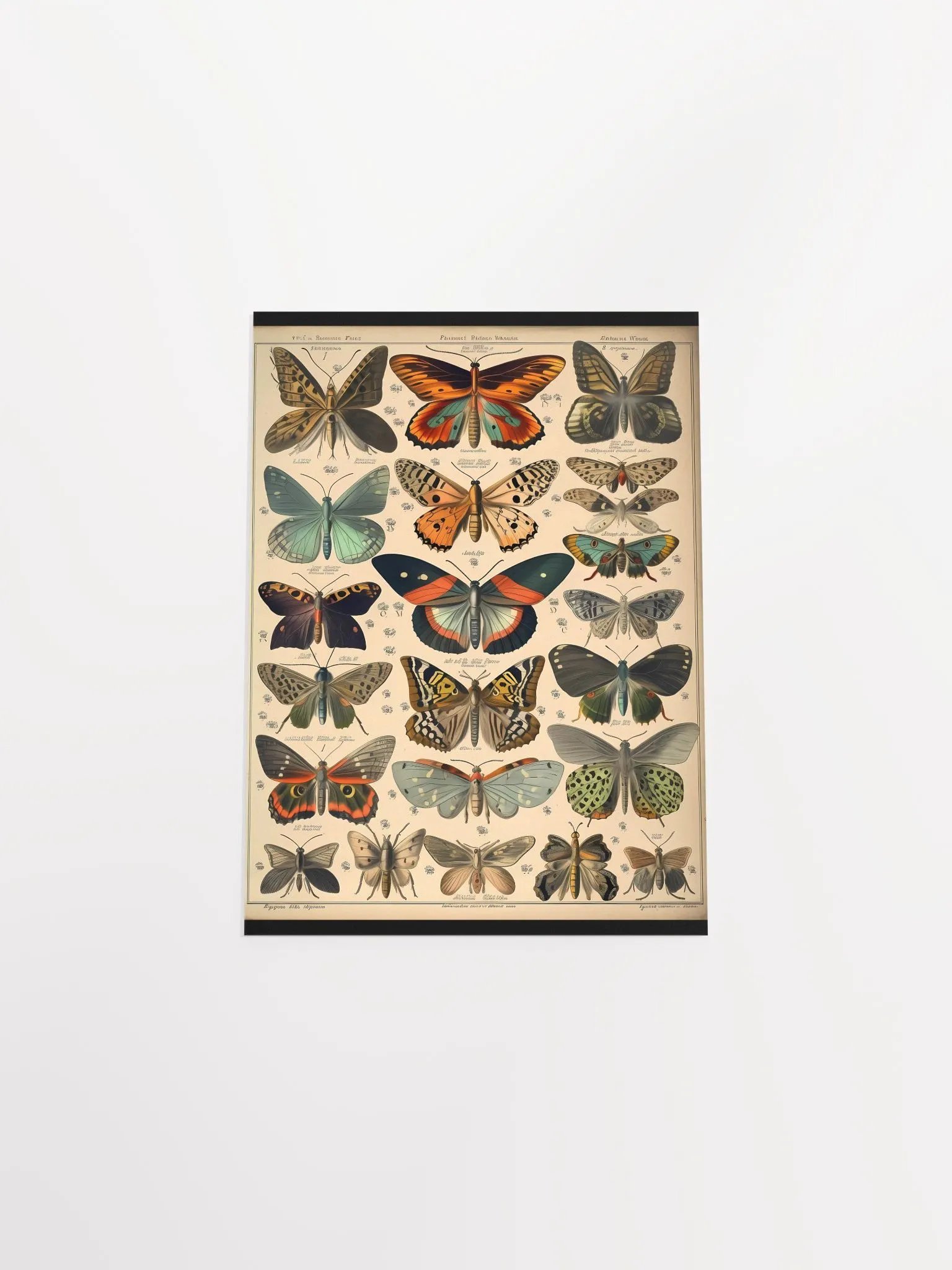 Butterfly & Moth Species Matte Poster product image (16)