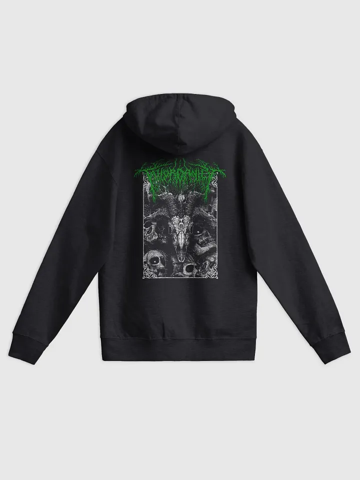 Goat Skull Green Logo Zip Up product image (2)