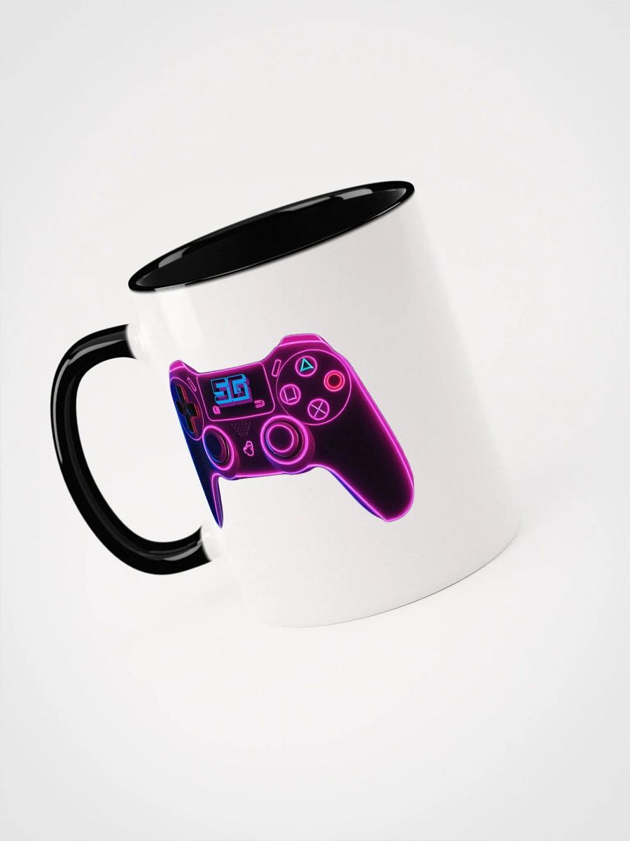 Neon Gaming Controller Ceramic Mug product image (6)
