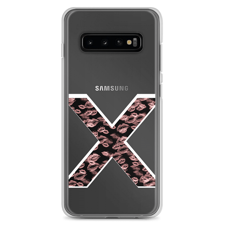 Black X Pink Lipstick Kisses Phone Case S product image (2)