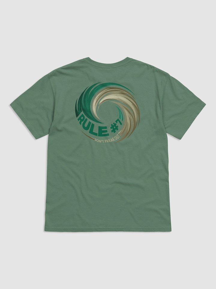 Rule #7 T-Shirt Green and Gold product image (10)