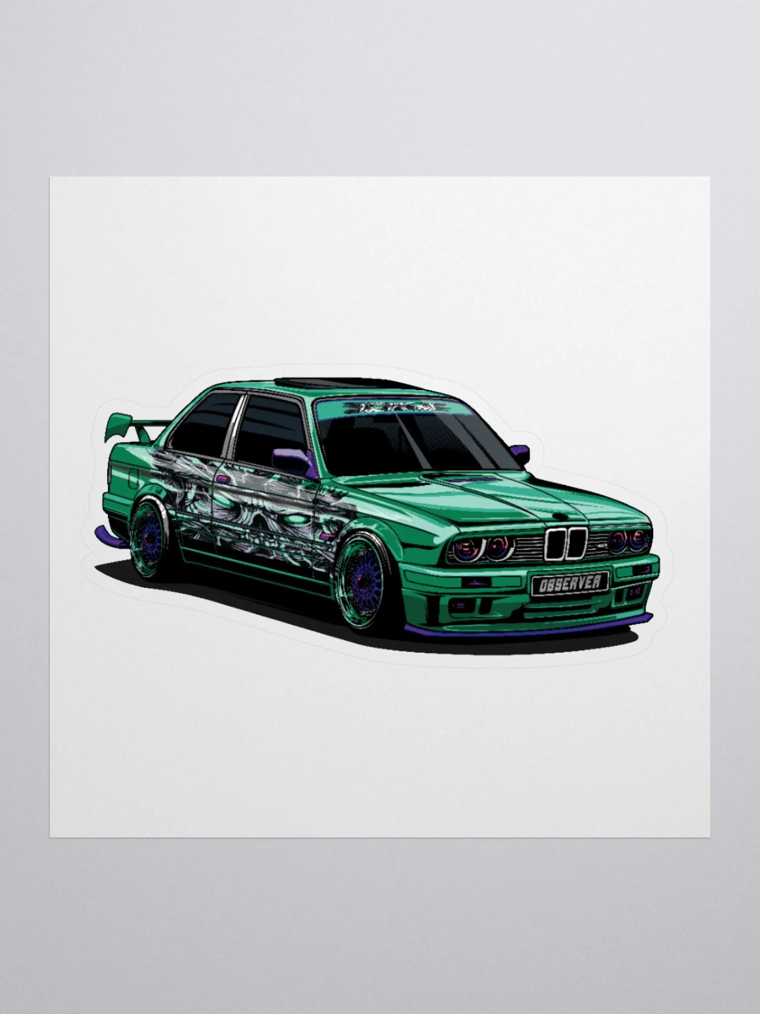 Observer BMW E30 Sticker product image (2)