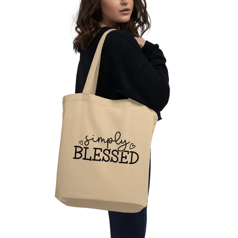 Organic Cotton Statement Tote Bag product image (9)