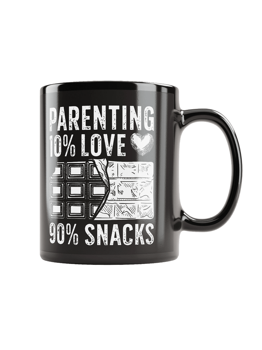 Parenting 10% Love 90% Snacks – Funny Dad Mug product image (1)