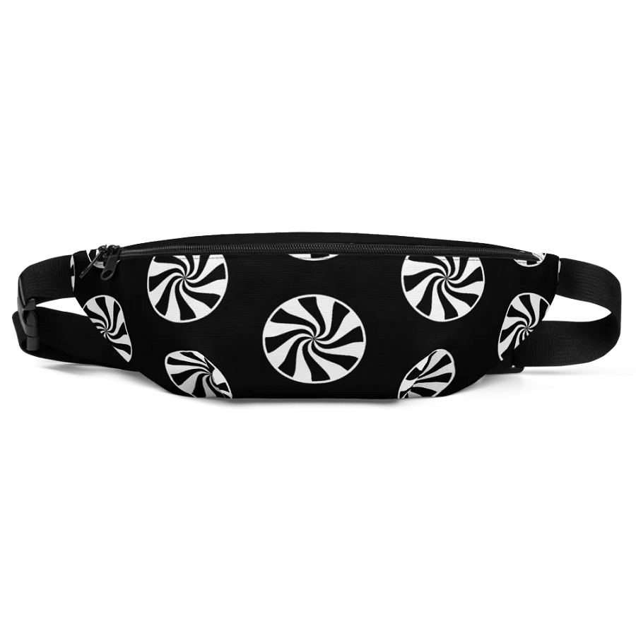 Mint white logo - no text - logo pattern Fanny Pack product image (1)