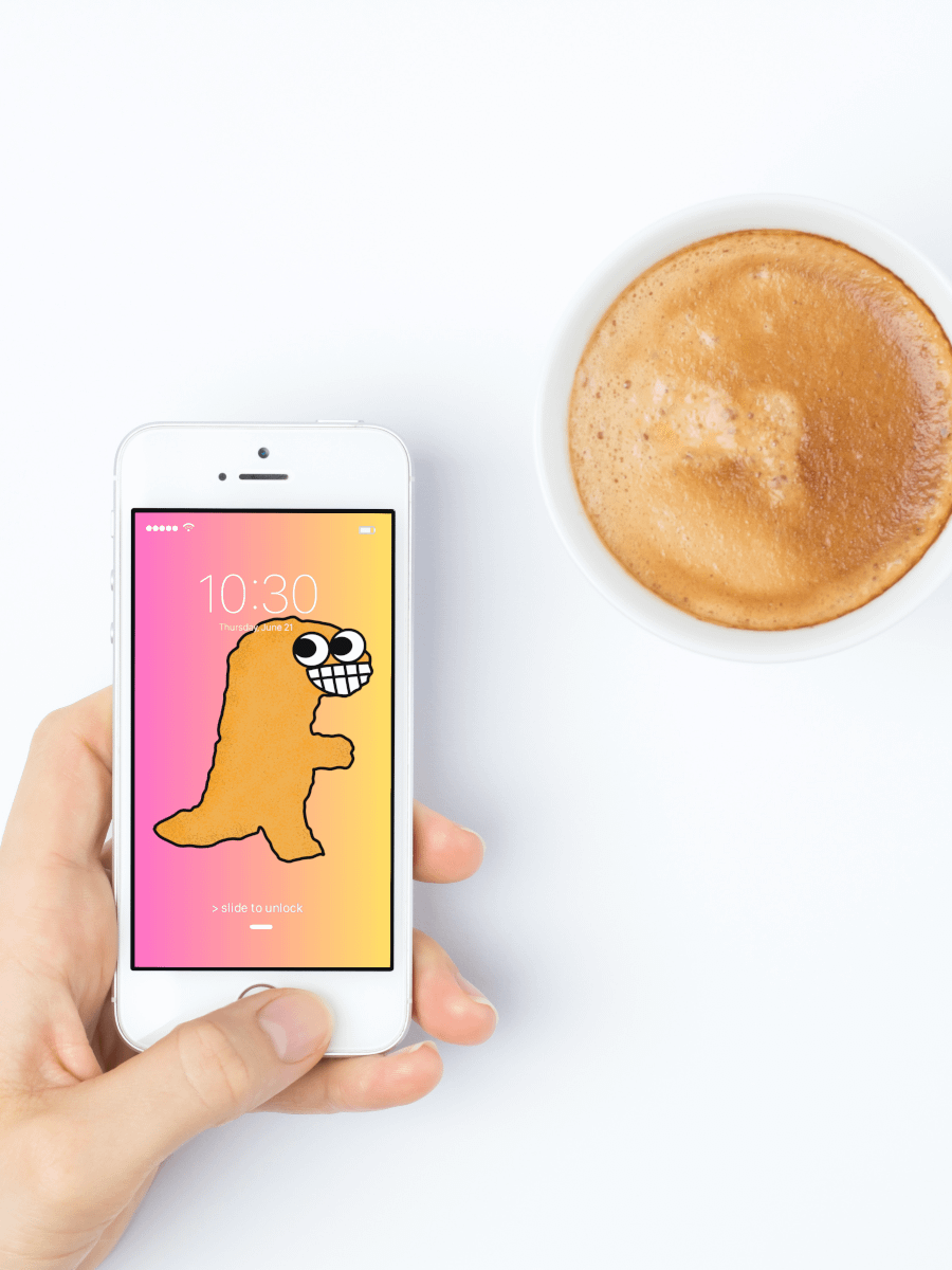 Dino Nuggies Phone Wallpaper Pack product image (1)