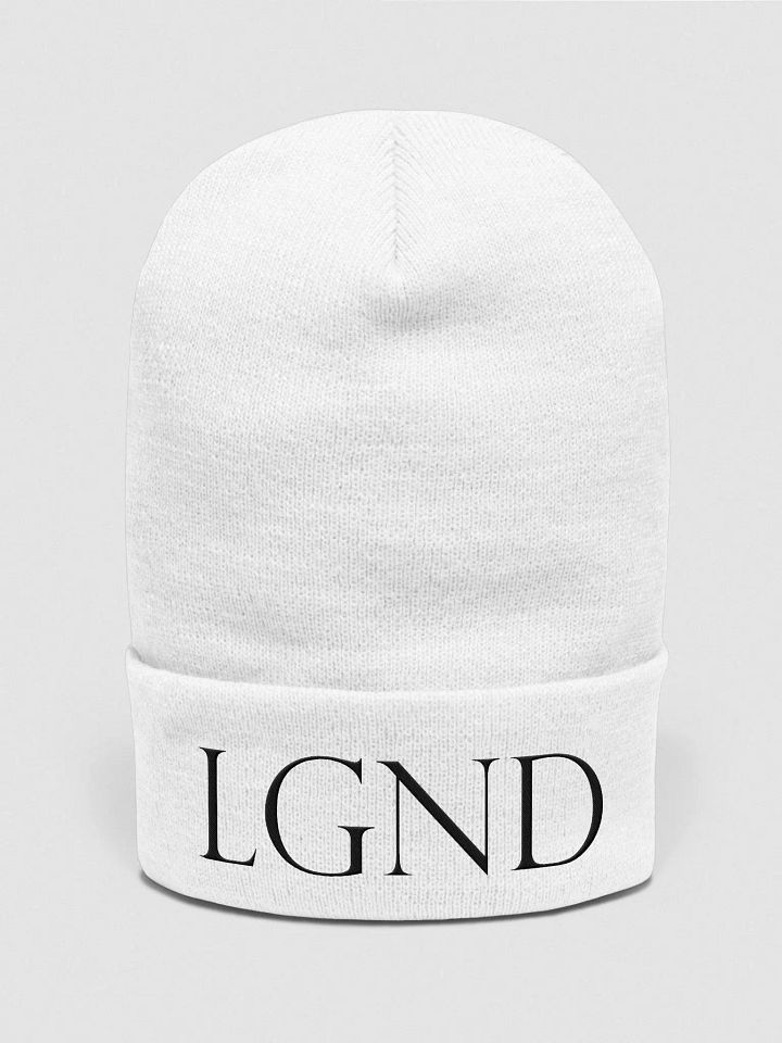 LGND Classic White Beanie product image (1)