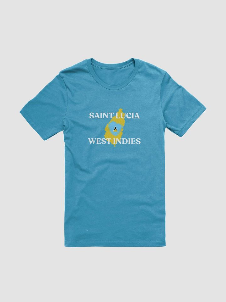 Saint Lucia Heartbeat Graphic T-Shirt product image (1)