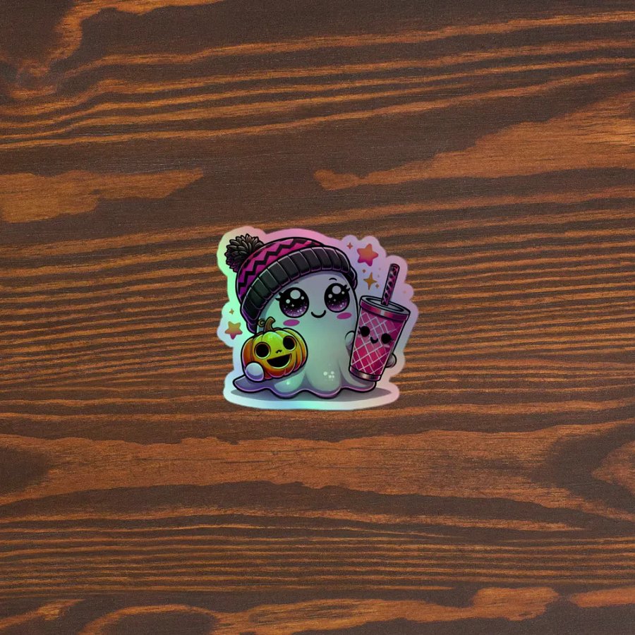 Cute Ghost w/Coffee product image (5)