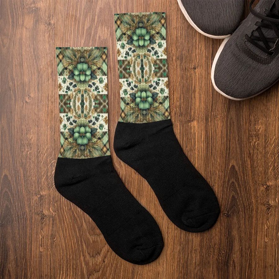 Green Kaleidoscope Dream Socks product image (6)