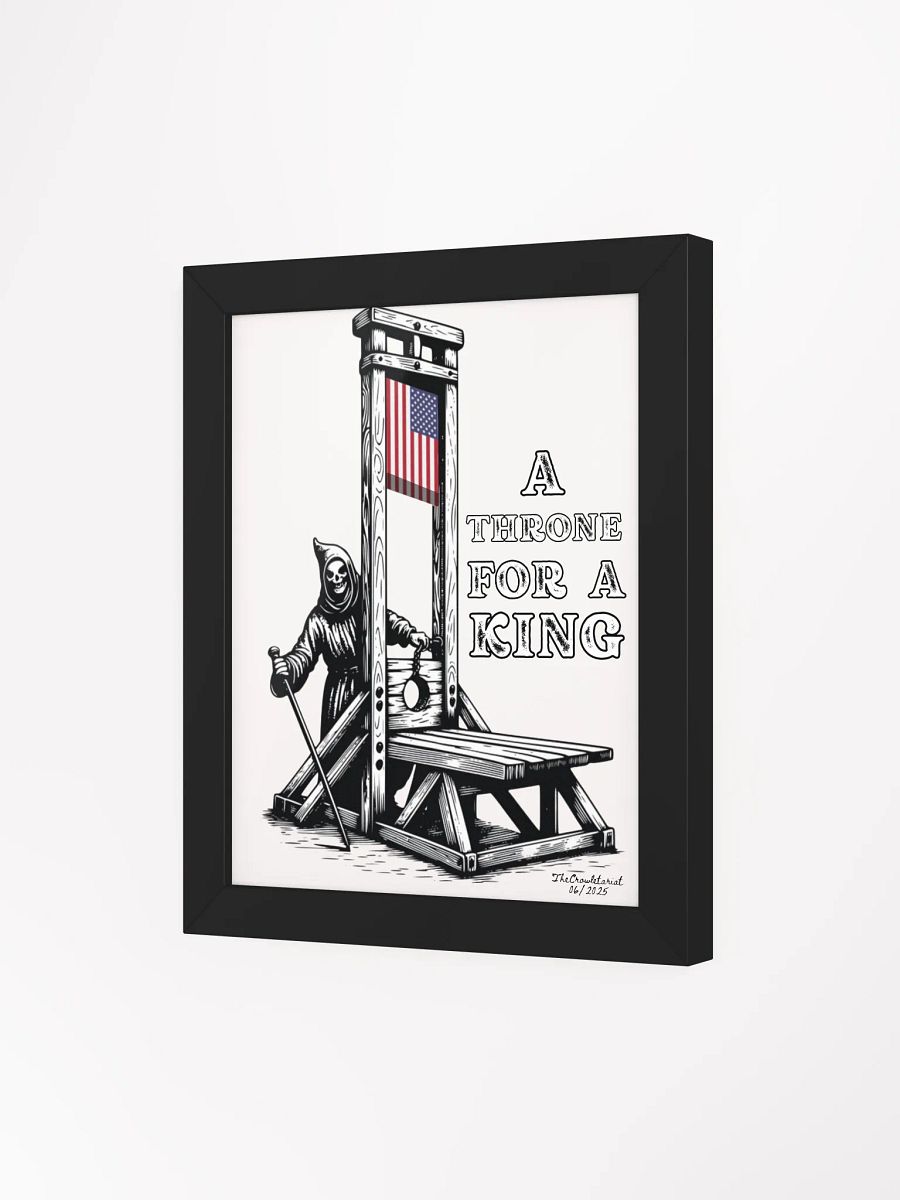 LIMITED - JUNE 2025 - FLAG DAY - NO KINGS - FRAMED POSTER product image (42)