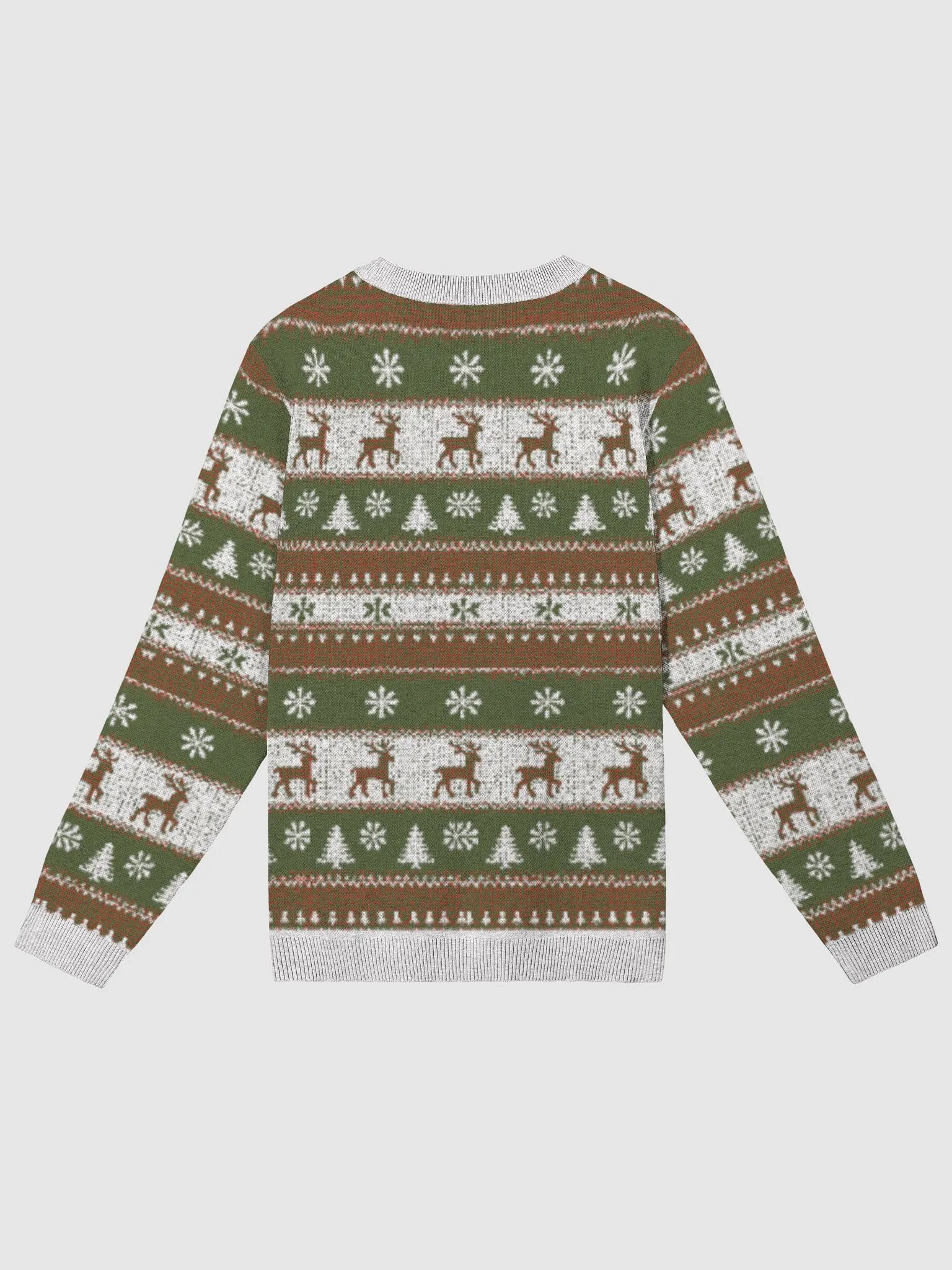 Cozy Reindeer Knitted Christmas Sweatshirt – Warm, Stylish, and Festive Wear product image (4)