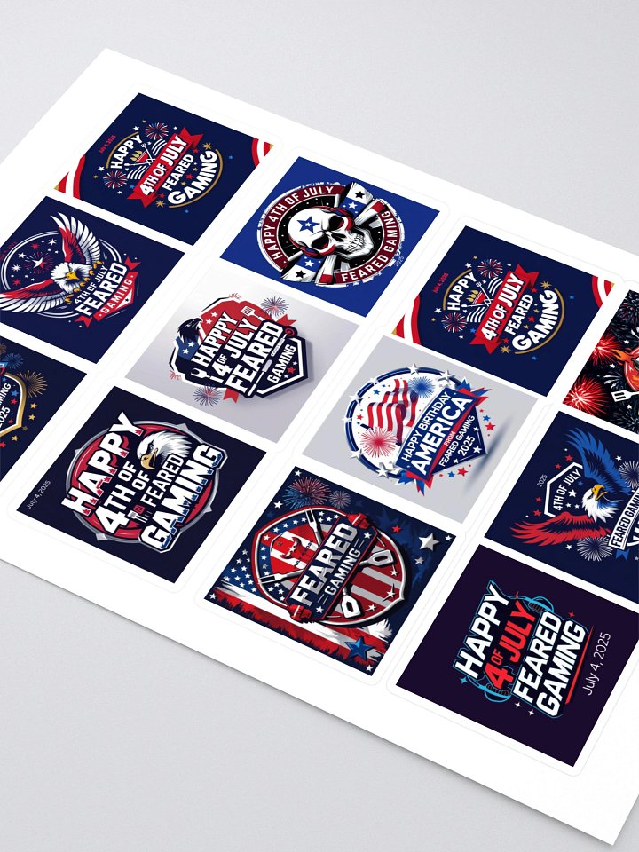 July 4th Stickers product image (2)