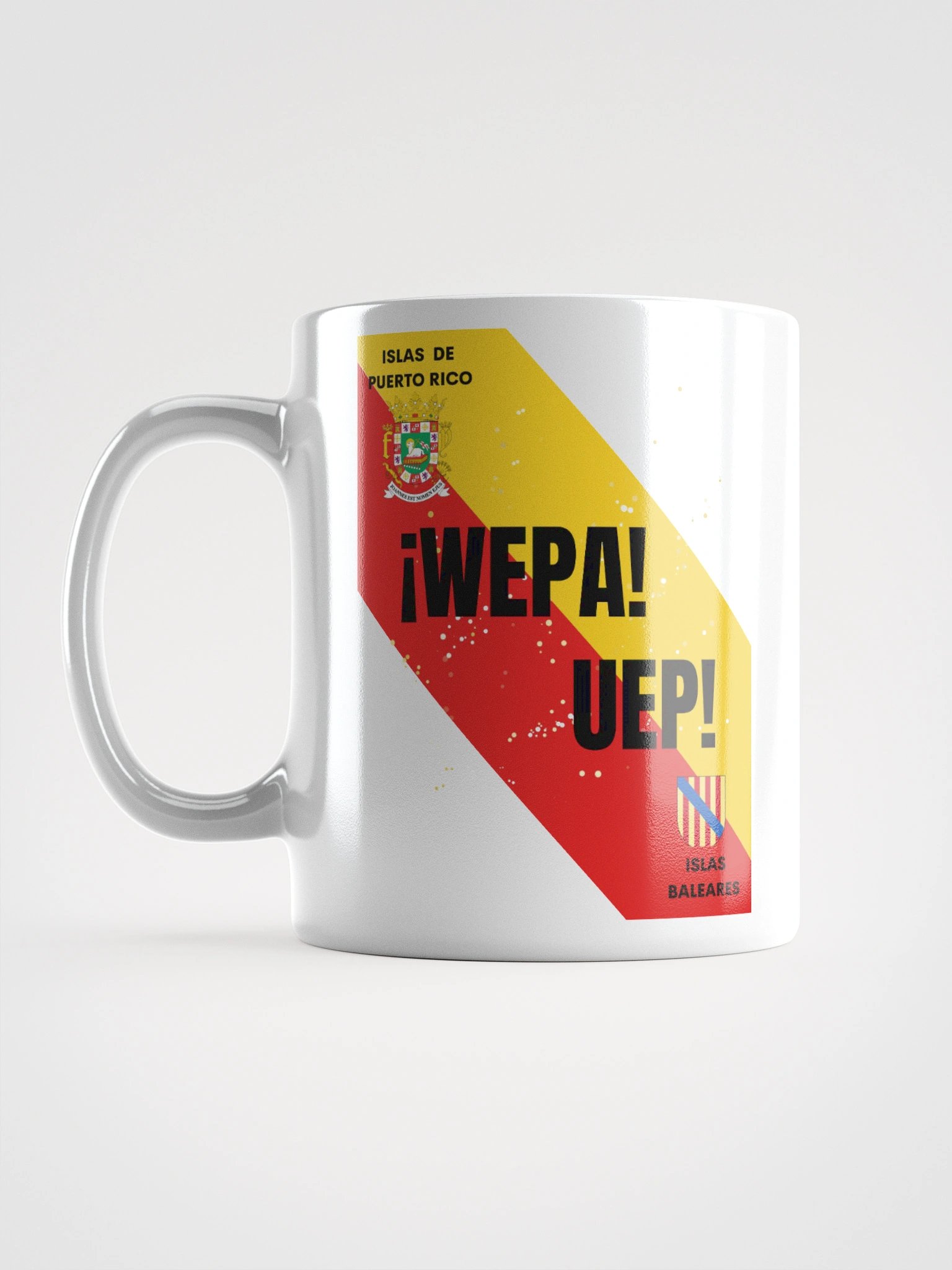 Taza esmaltada blanca - ¡Wepa! Uep! product image (6)