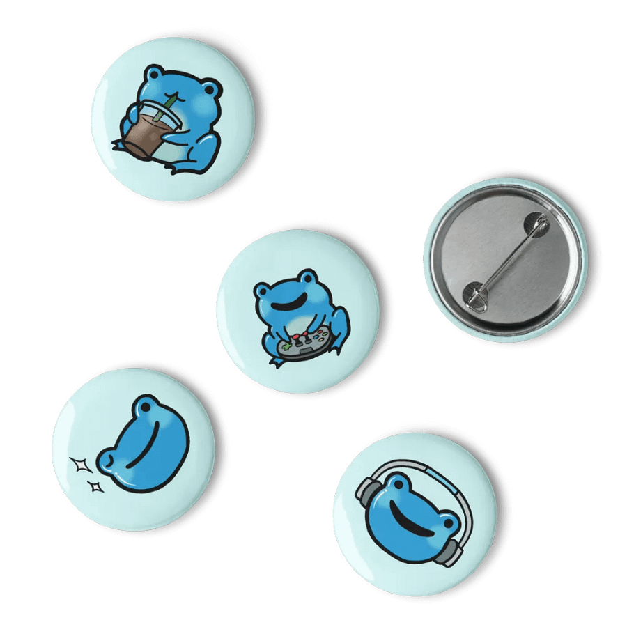 (5x) Happy Froge Pins product image (4)