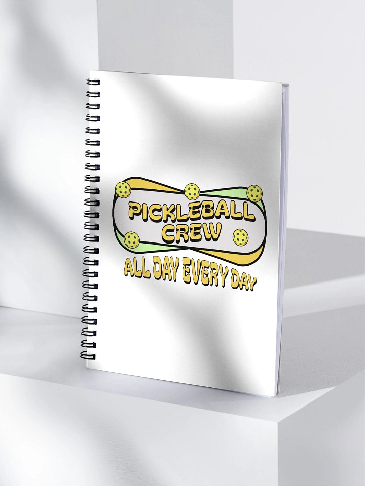 Pickleball Crew All Day Every Day Spiral Notebook product image (1)