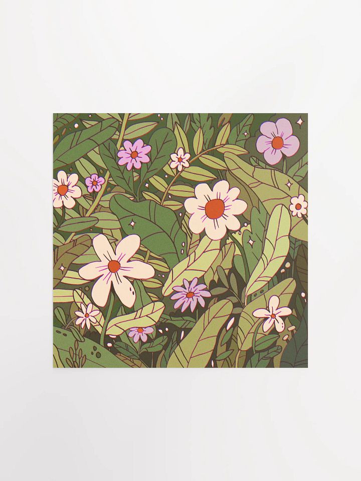 Messy Flowers Art Print product image (1)