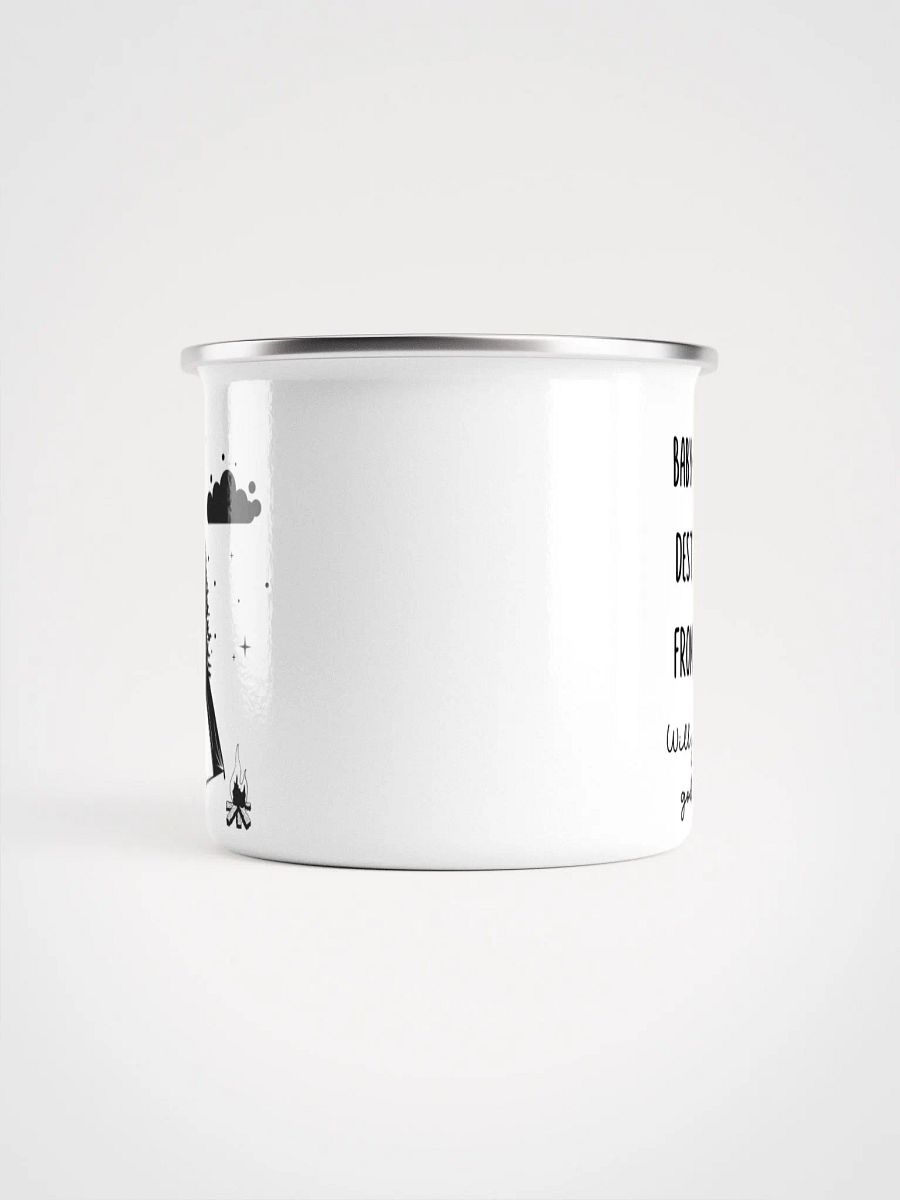 Camping Godmother Proposal Gift - Camping gear Enamel Mug product image (4)