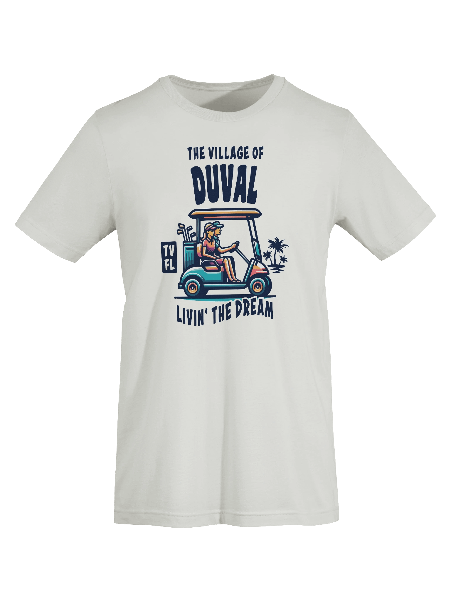 The Village of Duval TV FL Golf Cart Design T-Shirt product image (56)