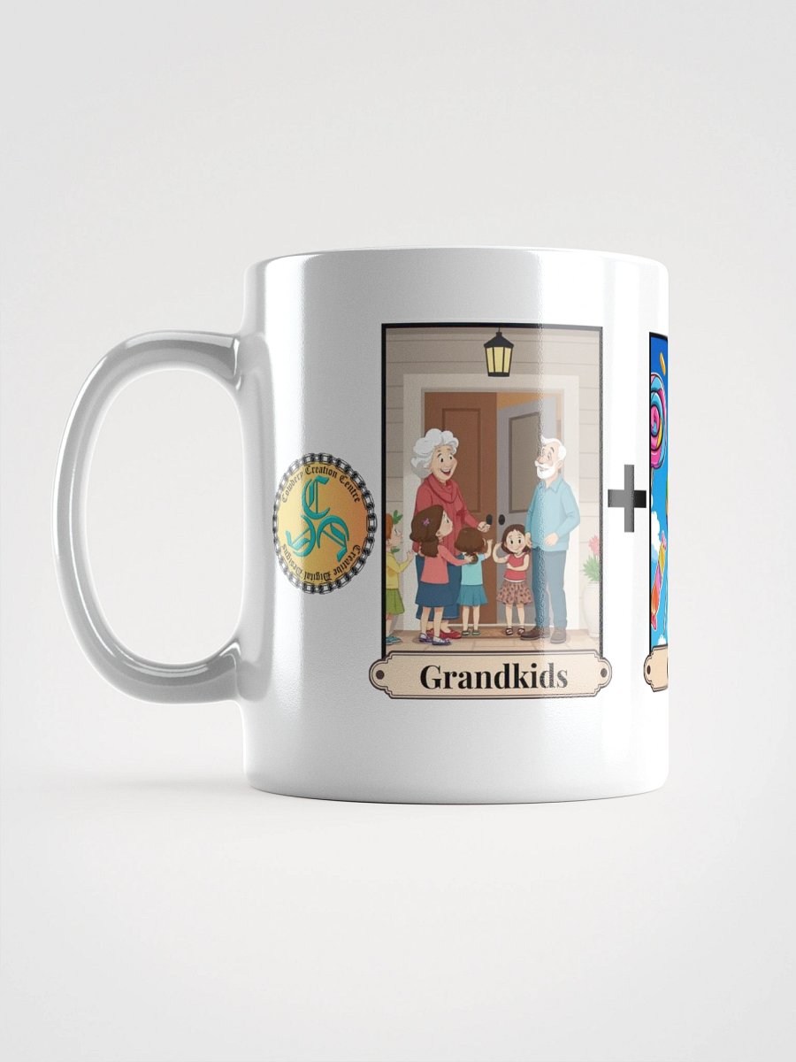Grandkids + Candy = Sweet Revenge (Both) Glossy White Mug product image (6)