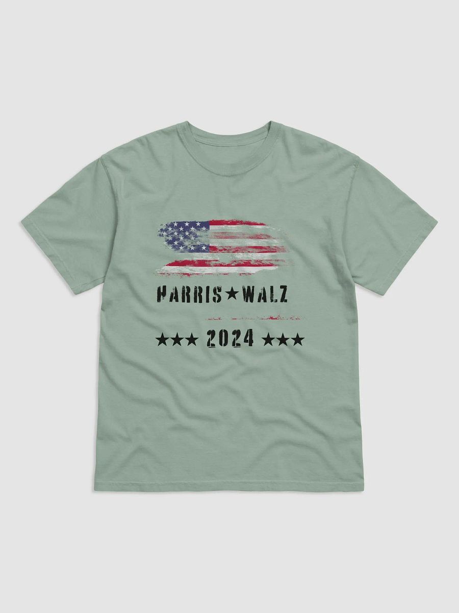 Harris - Walz 2024 - Vintage American Flag T-Shirt product image (1)