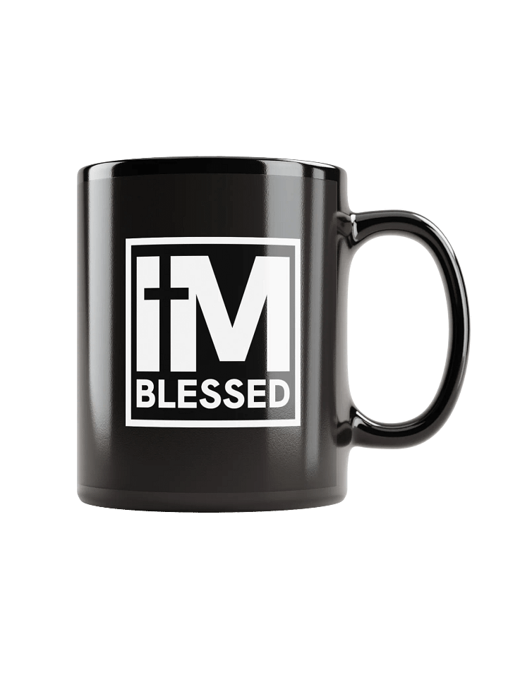 I'm Blessed Mug (Black) product image (1)