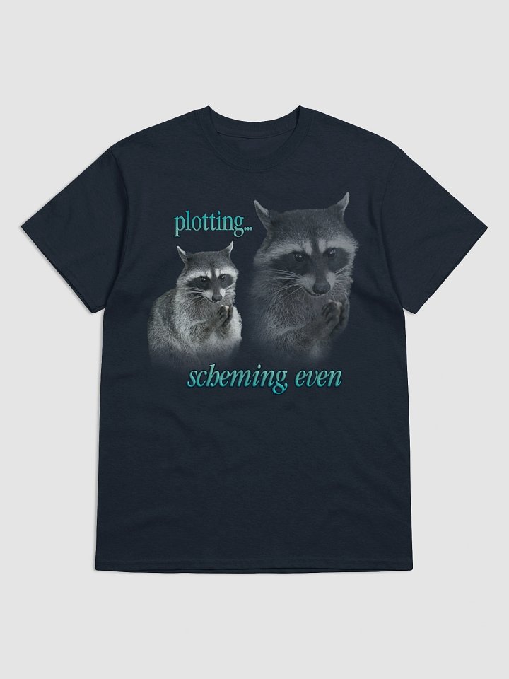 Plotting & Scheming Raccoon T-Shirt product image (1)