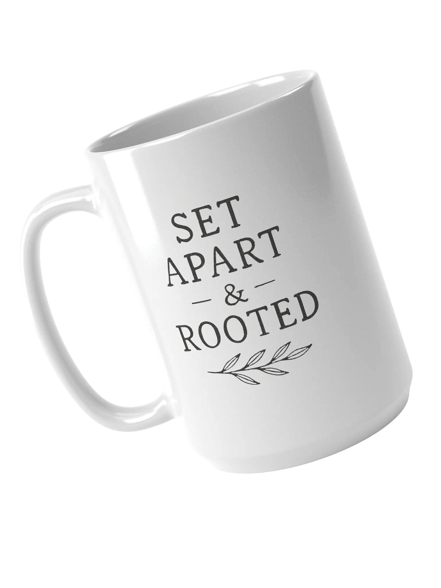 Set Apart & Rooted Leaf Logo Mug product image (1)