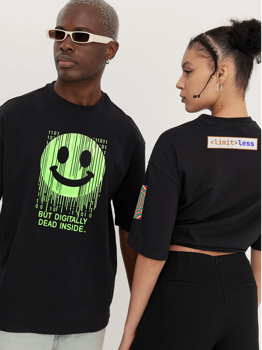 Digitally Dead Inside Tee | Matrix-Core ASCII Geek Shirt product image (17)