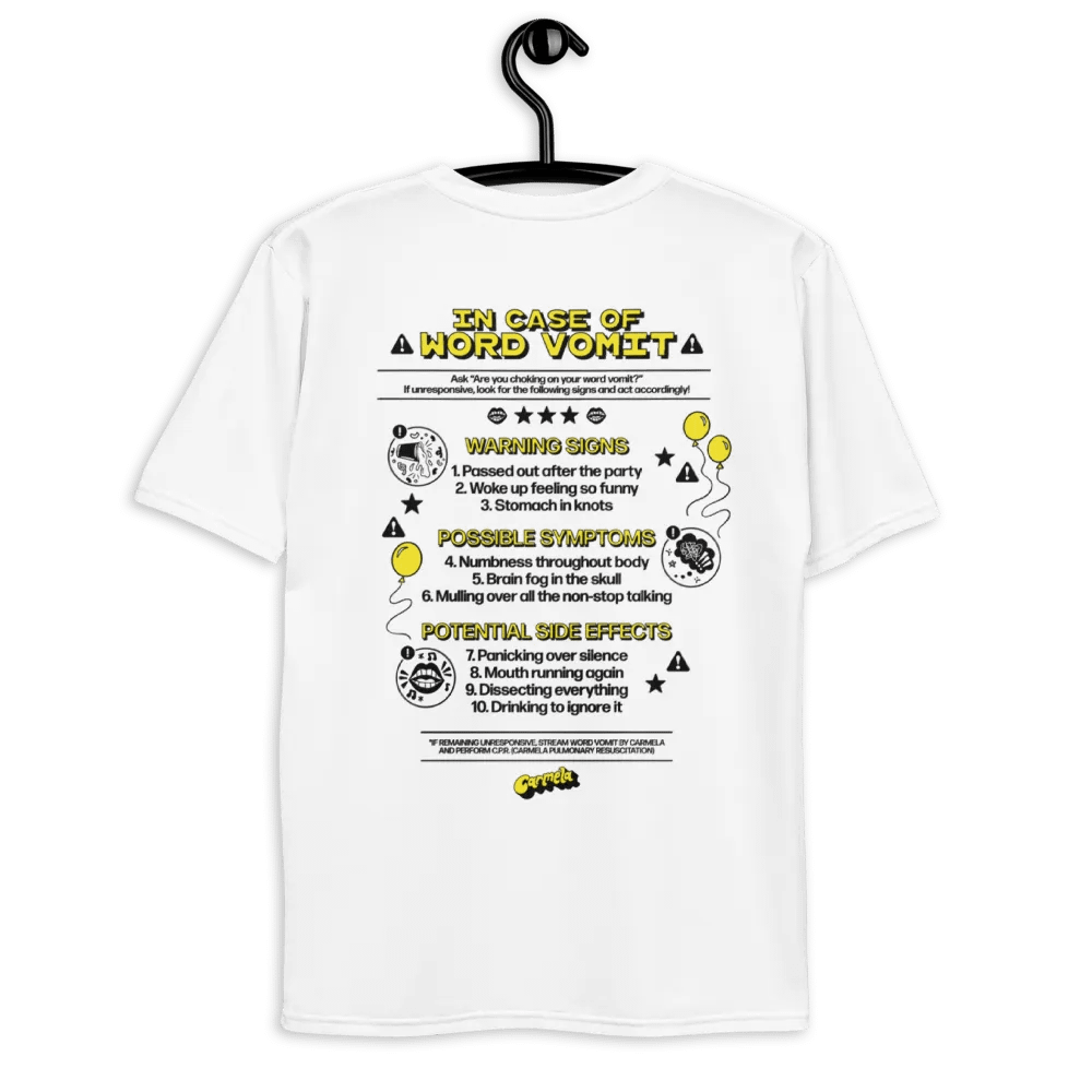 Warning! Word Vomit T-Shirt product image (1)
