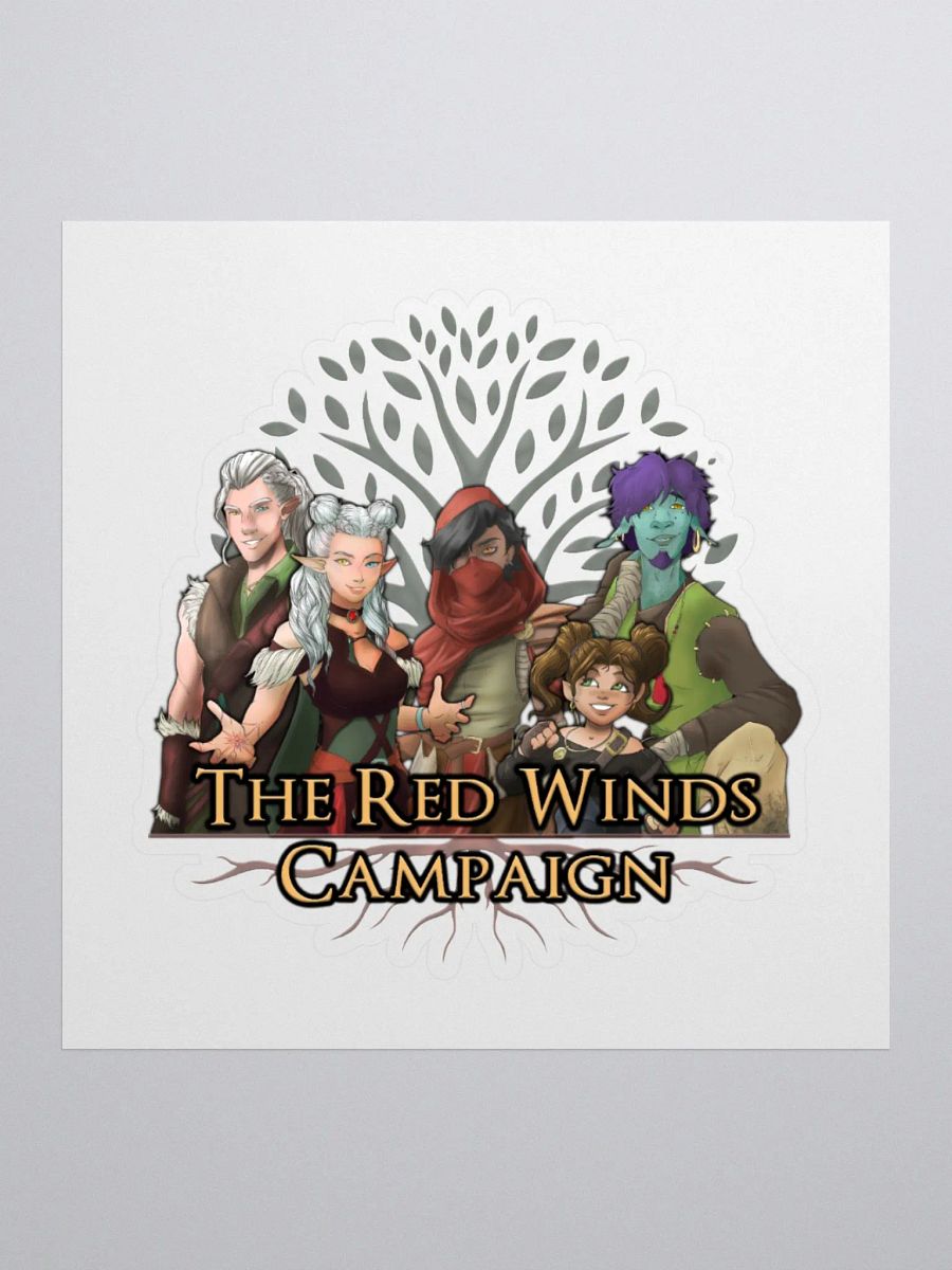 The Red Winds Campaign Stickers! (Ruby Edition) product image (1)