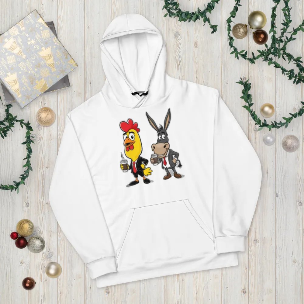 Coffee Break Cartoon Unisex Hoodie product image (10)