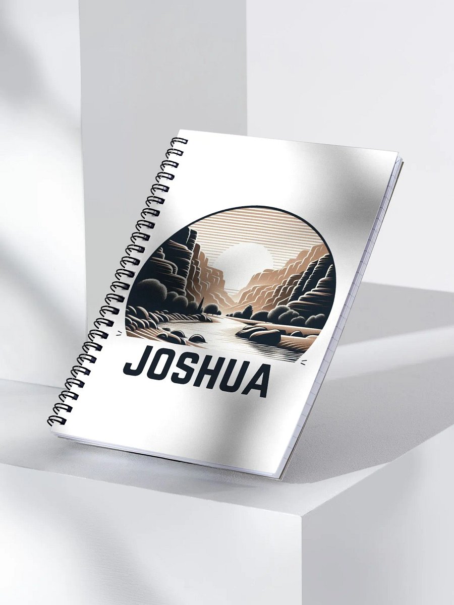 Scripture Couture: Joshua Spiral Notebook product image (2)
