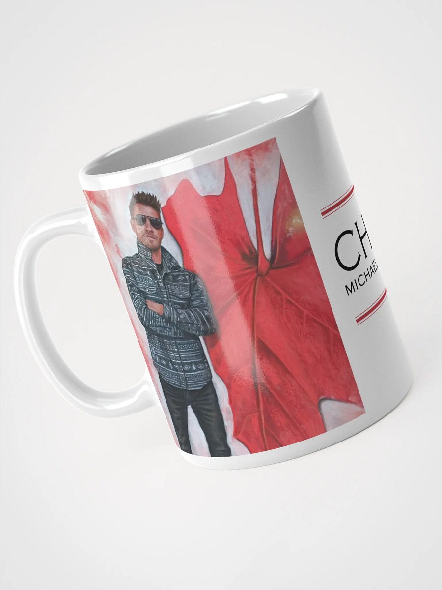 Echoes in Red – Chad Michael Collins Pastel Portrait Mug (11 oz) product image (3)