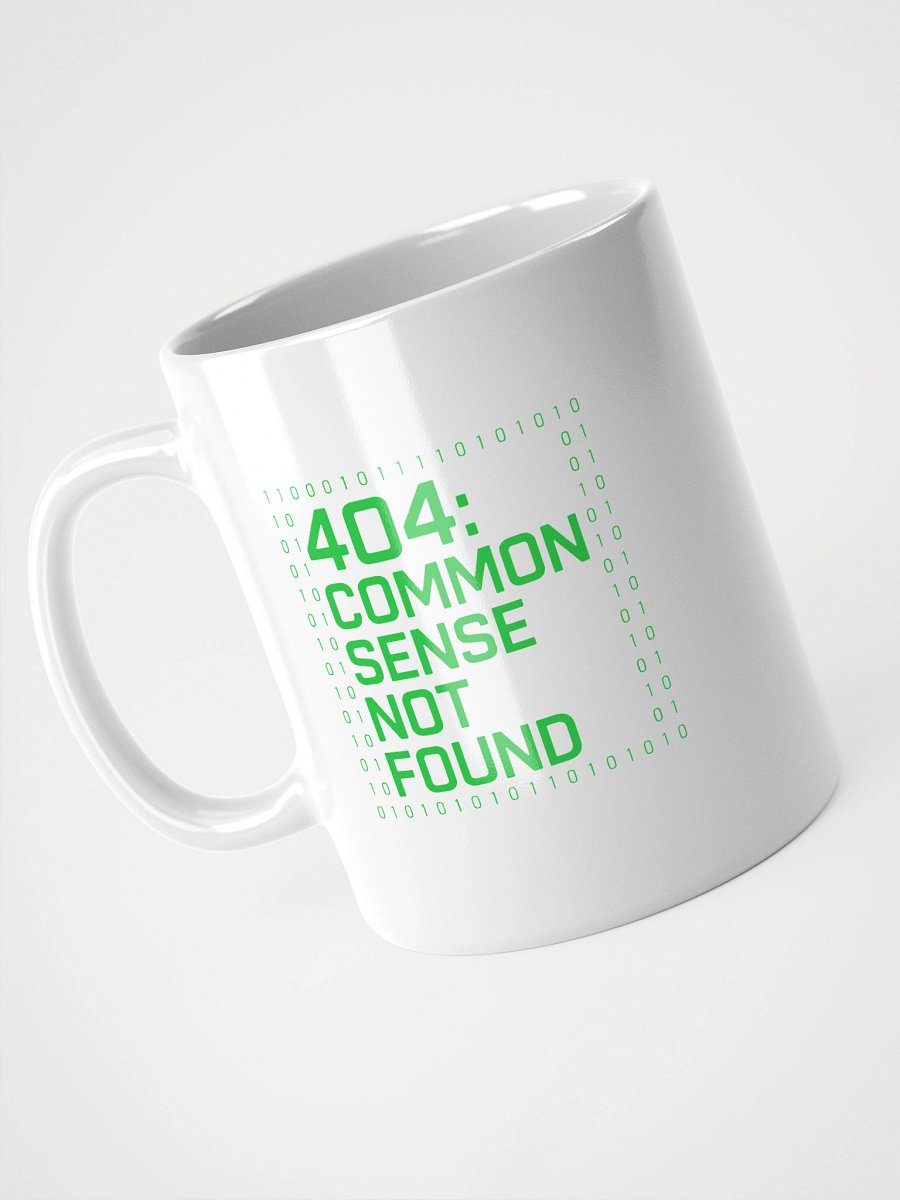 Funny 404 Error Mug | Programmer Gift & Tech Humor Cup product image (3)