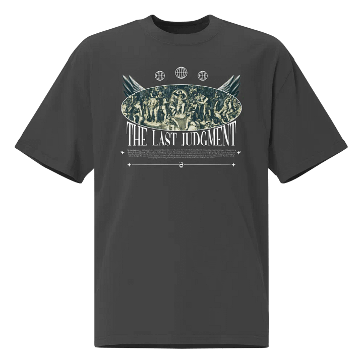 Judgment Day - BUIII Remix Premium Oversized Faded T-Shirt - Black product image (1)
