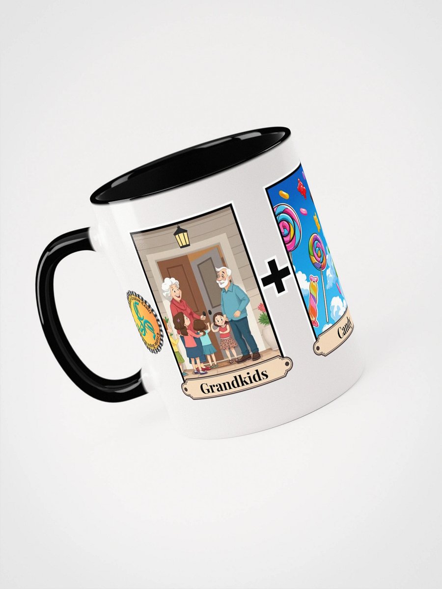 Grandkids + Candy = Sweet Revenge (Both) 2-Tone Ceramic Mug product image (3)