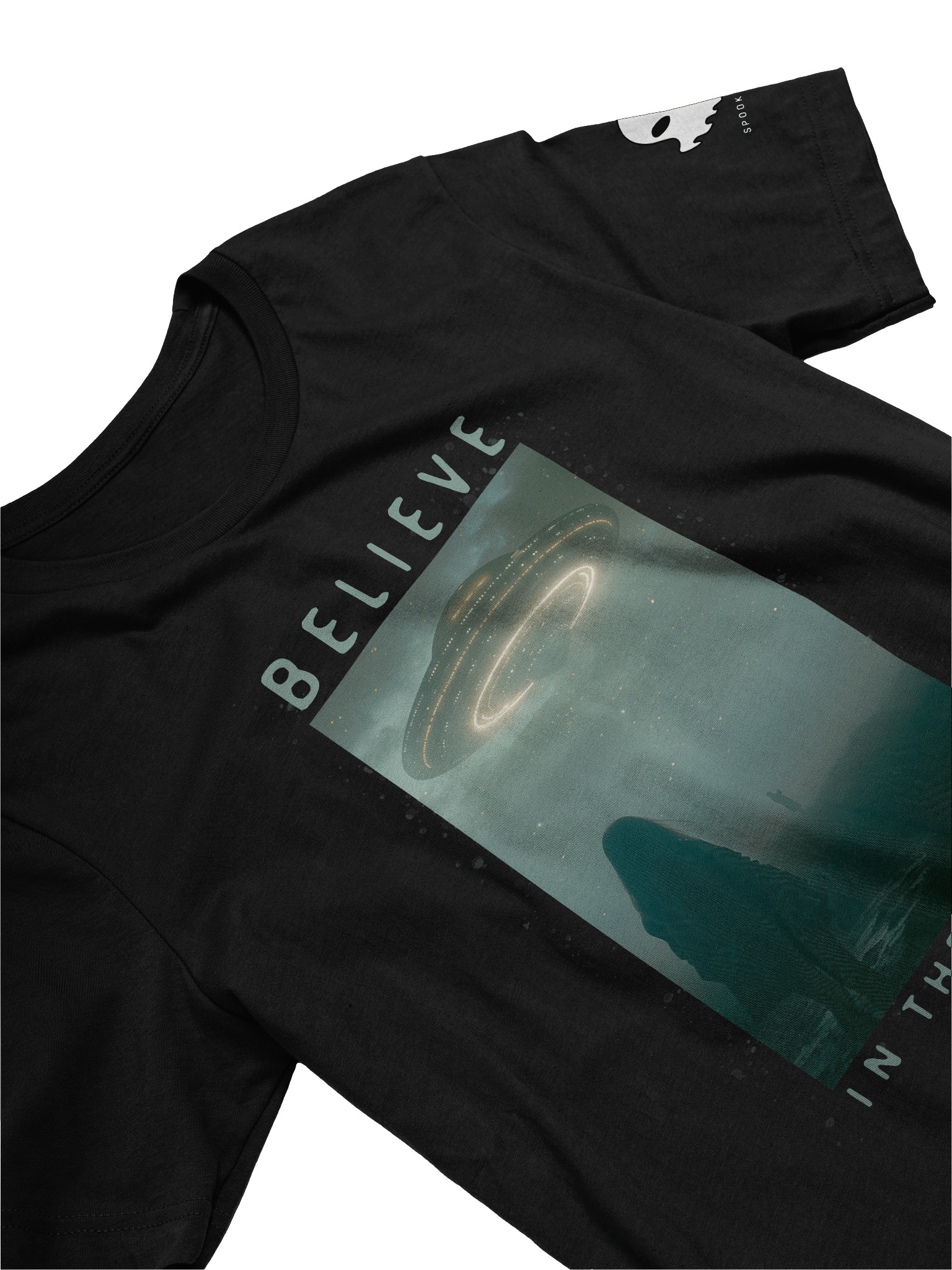 Spooky Chill “UFO Encounter” Tee – Believe in the Weird product image (15)