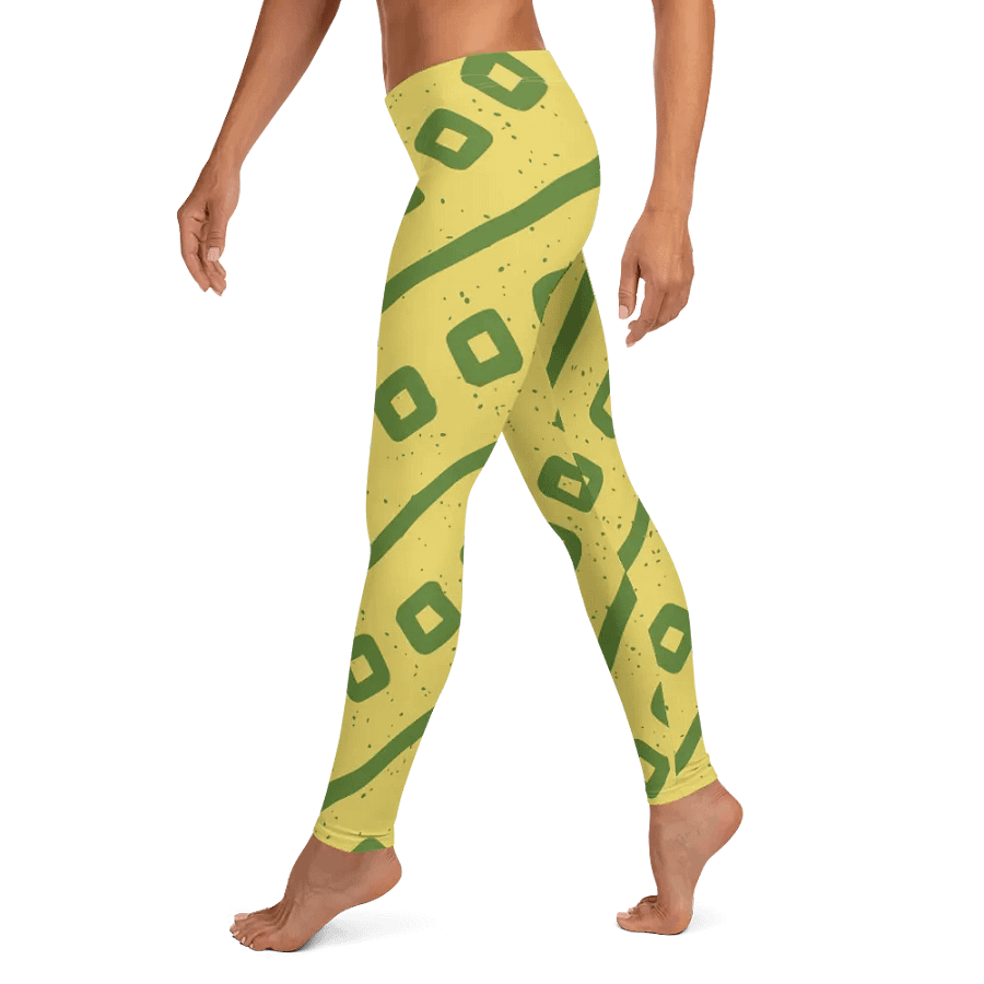 Geometric Green Squares All-Over Leggings product image (10)