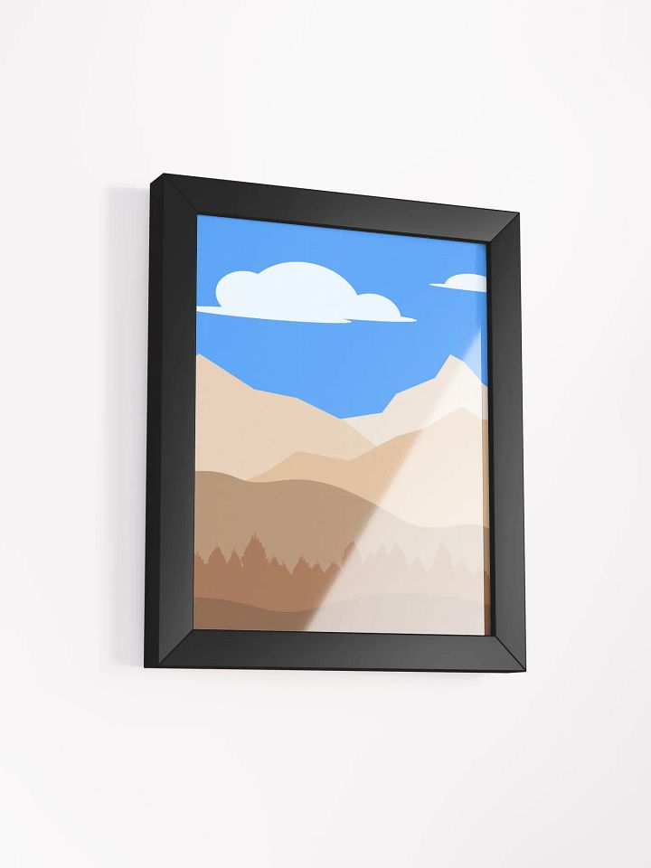 Mountain Valley Framed Matte Poster product image (26)