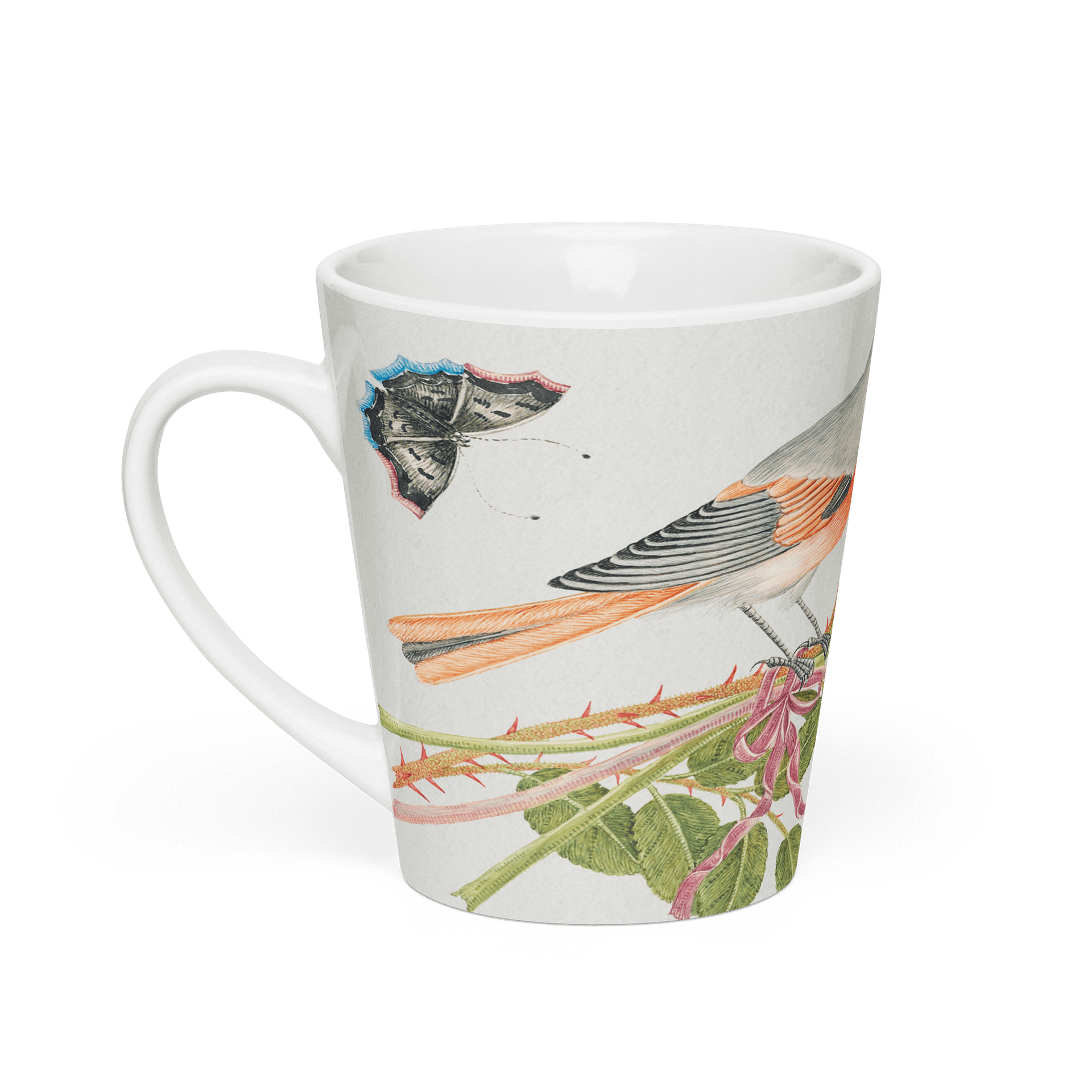 Whimsical Bird and Bloom Latte Mug product image (1)