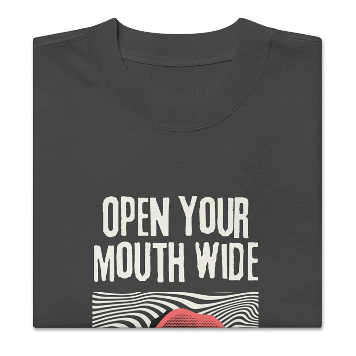 Glitch Lips Graphic Oversized Tee product image (2)