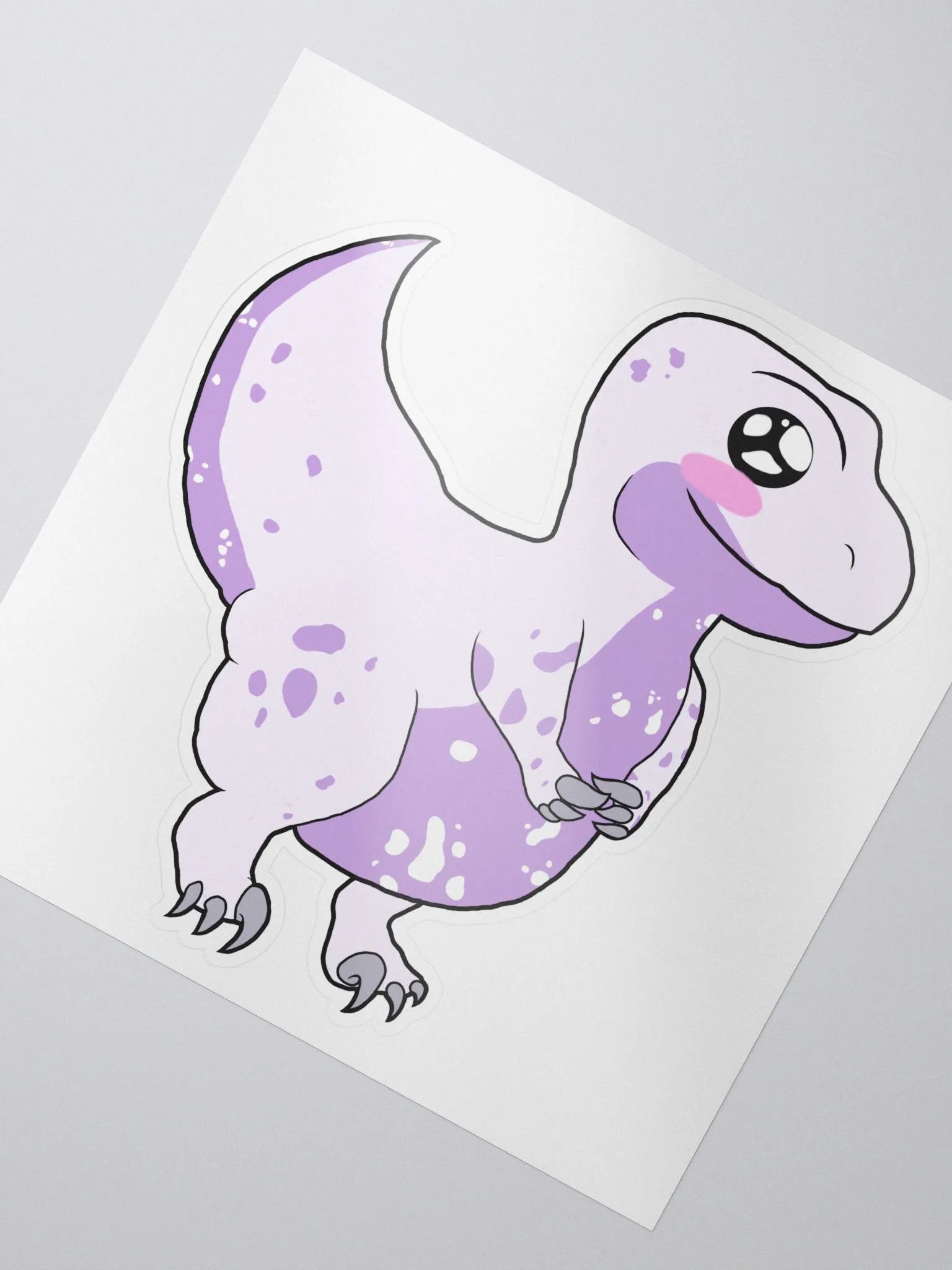 Lilac Raptor Sticker product image (2)