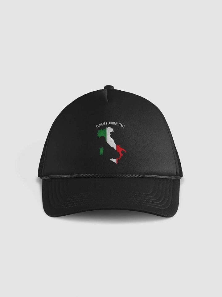 Italian Flag Foam Trucker Hat product image (2)
