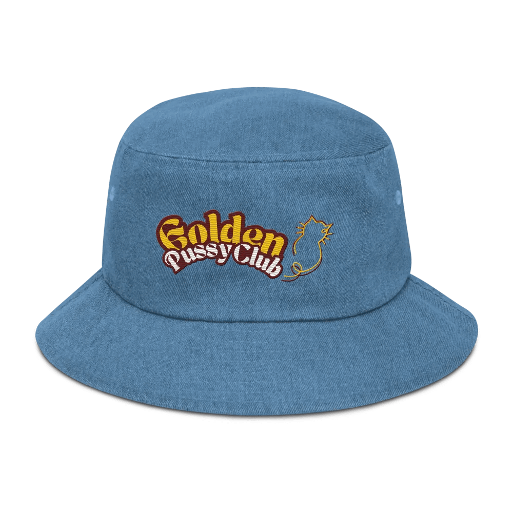 GOLDEN PUSSY CLUB denim bucket hat product image (1)