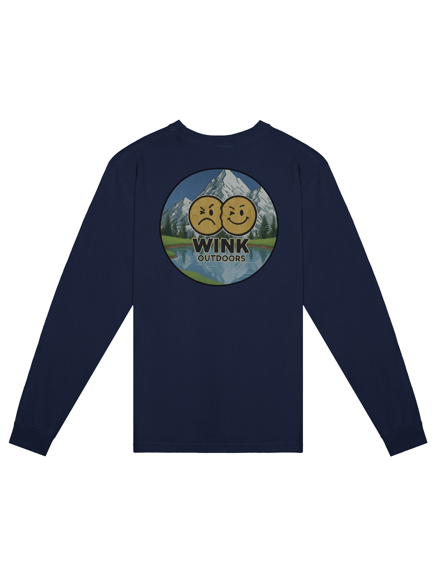 Wink Outdoors Mountain Logo Long Sleeve Shirt product image (2)