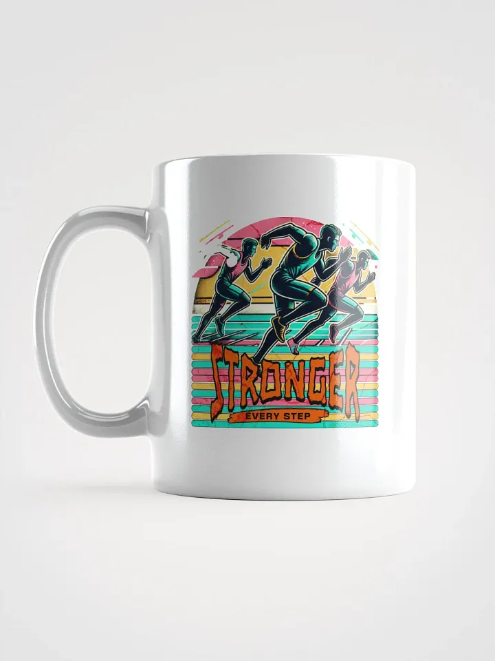 Stronger Every Step Running Retro Mug product image (1)