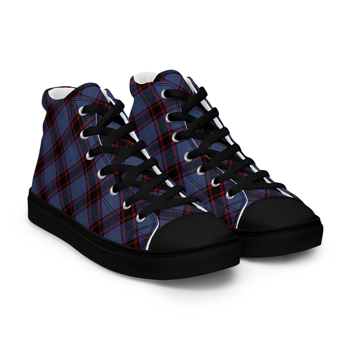 Rutherford Tartan Men's High Top Shoes product image (1)